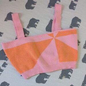 Princess Poly Knit Crop Top Size 6